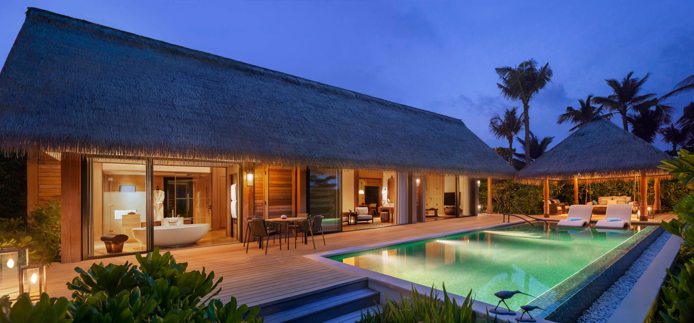 King Grand Beach Villa with Pool at Waldorf Astoria Maldives Ithaafushi, view 3